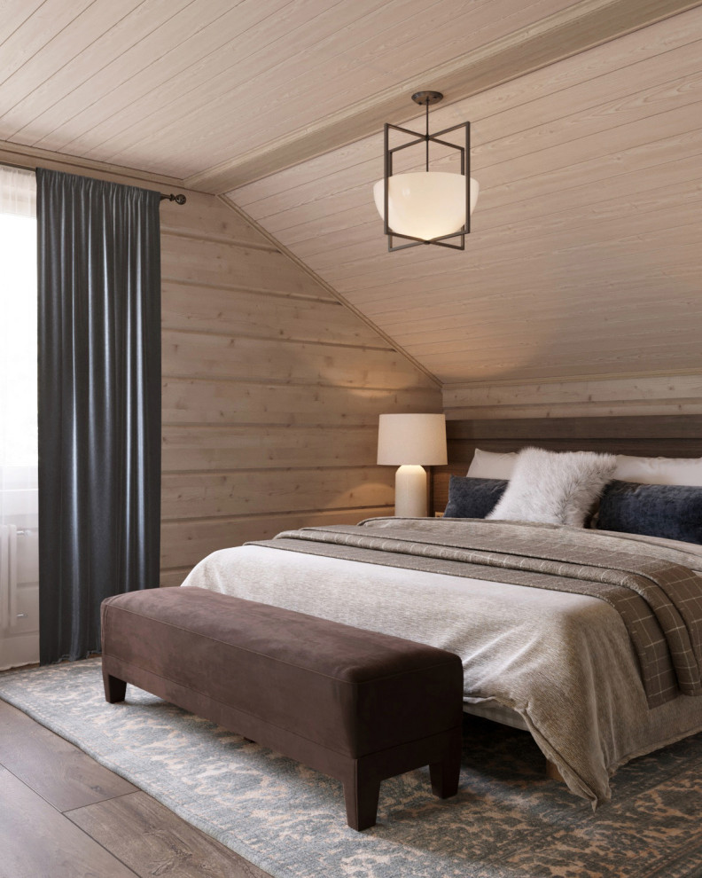 Загородный дом из бруса в поселке Смолячково