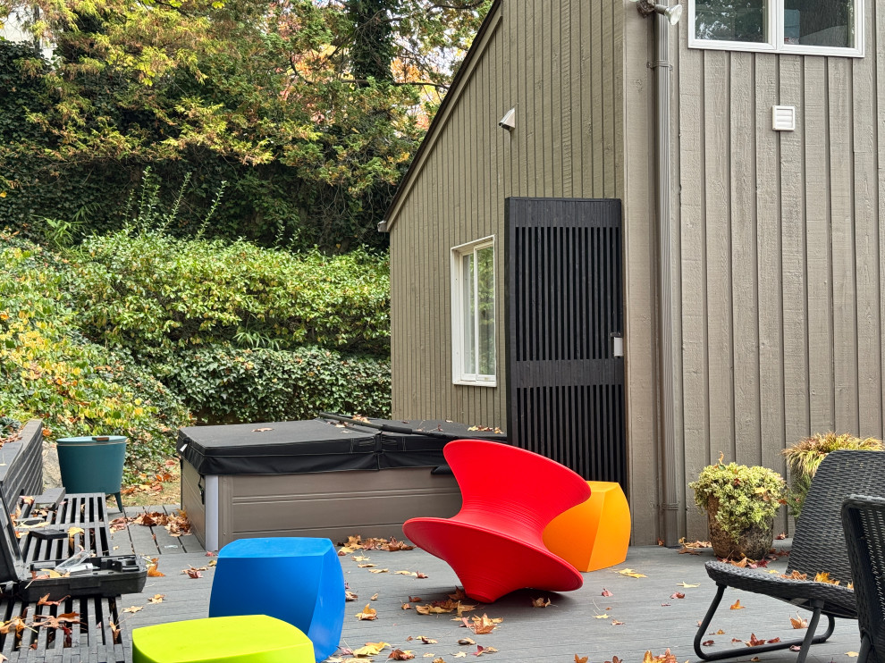 Riverdale, The Bronx, NY  oversized deck