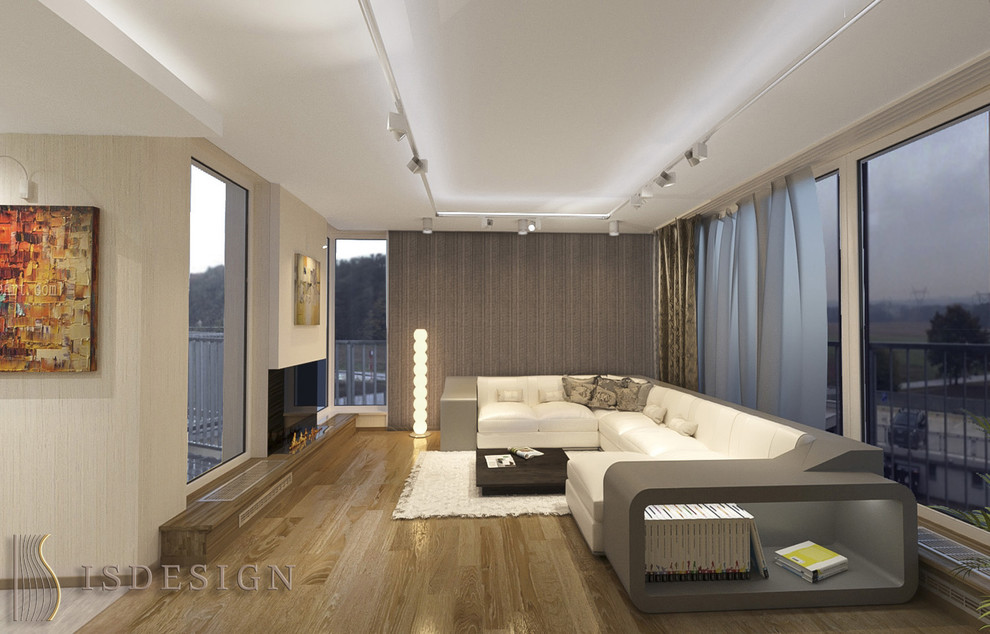 Современный минимализм - двухкомнатная квартира, Прага.