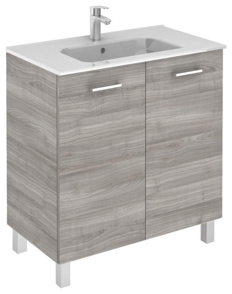 Logic 80 Complete Vanity Unit Contemporary Bathroom Vanities And