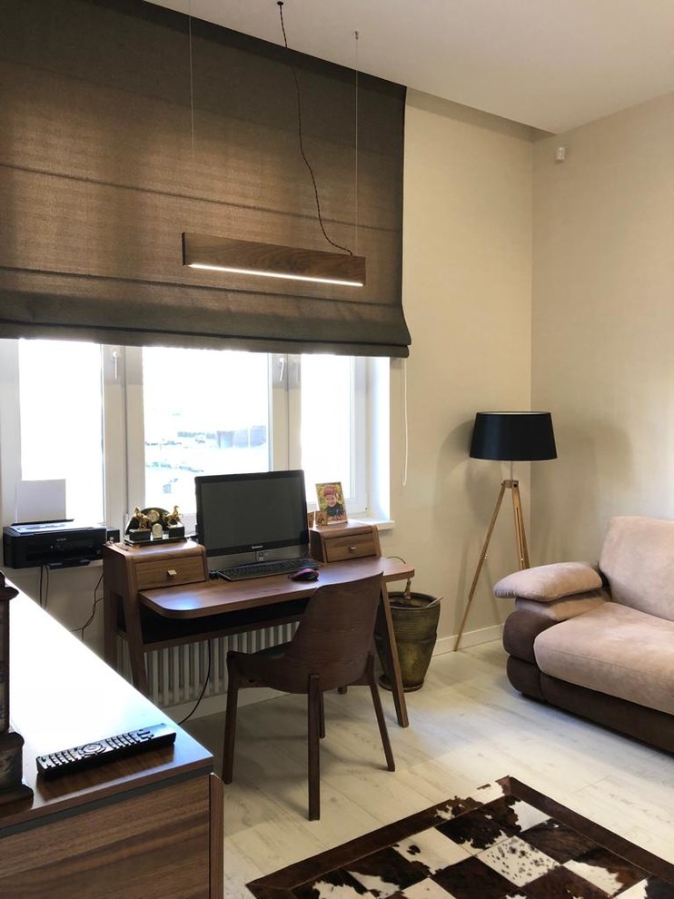 римкая штора в современном кабинете