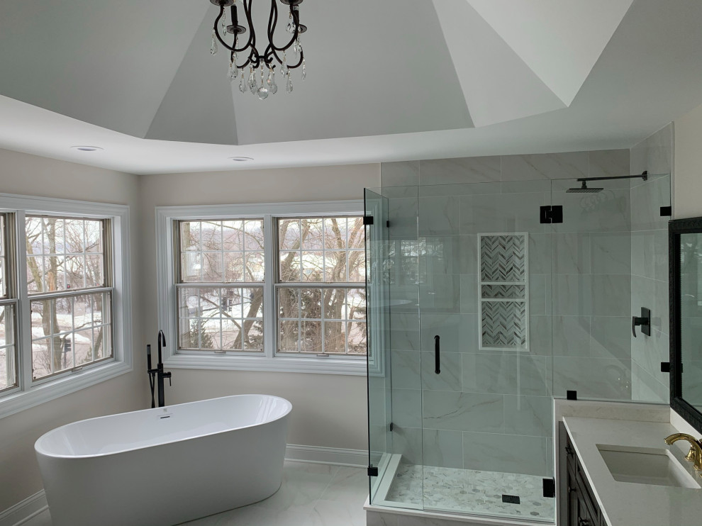 Partial Bathroom Remodel - Transitional - Bathroom - Chicago - by EnVie ...