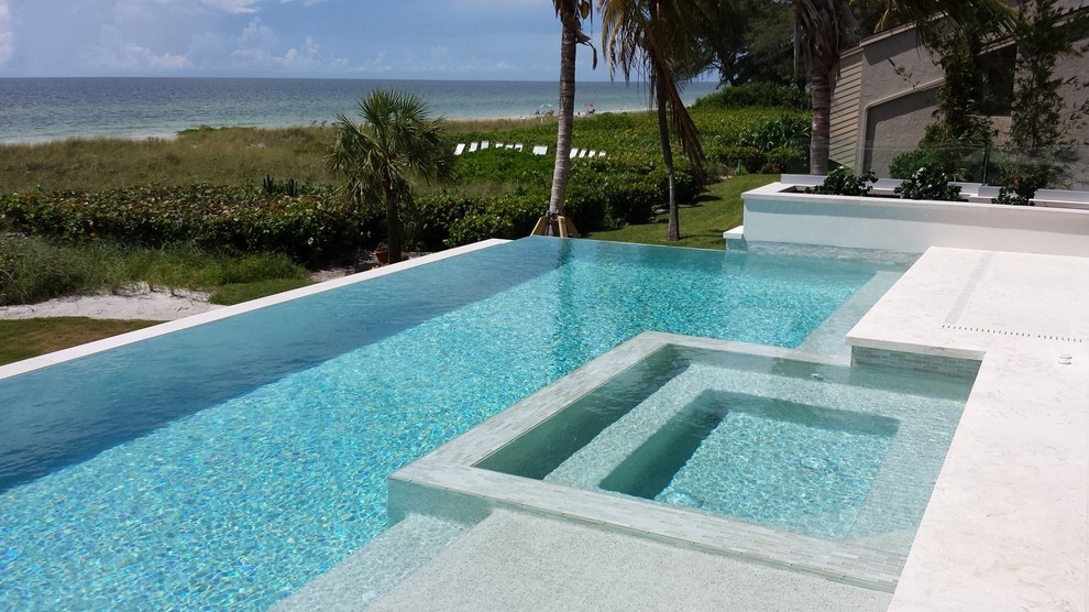 Example of a pool design in Hawaii