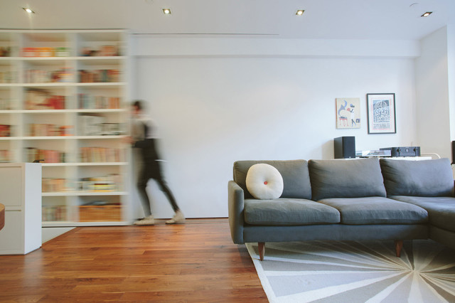 NoHo Duplex trendy-dagligstue