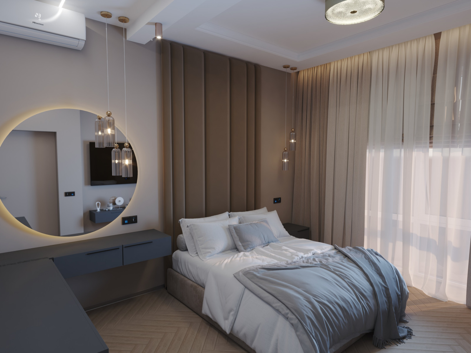 Дизайн проект спальни