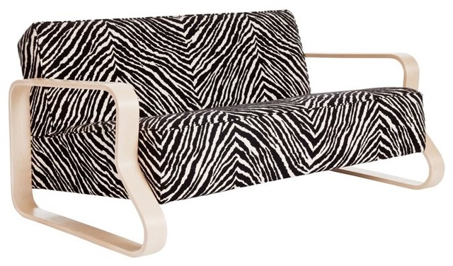 Artek Sofa Zebra Fabric Modern Sofas By 2modern Artek Sofa Zebra Fabric