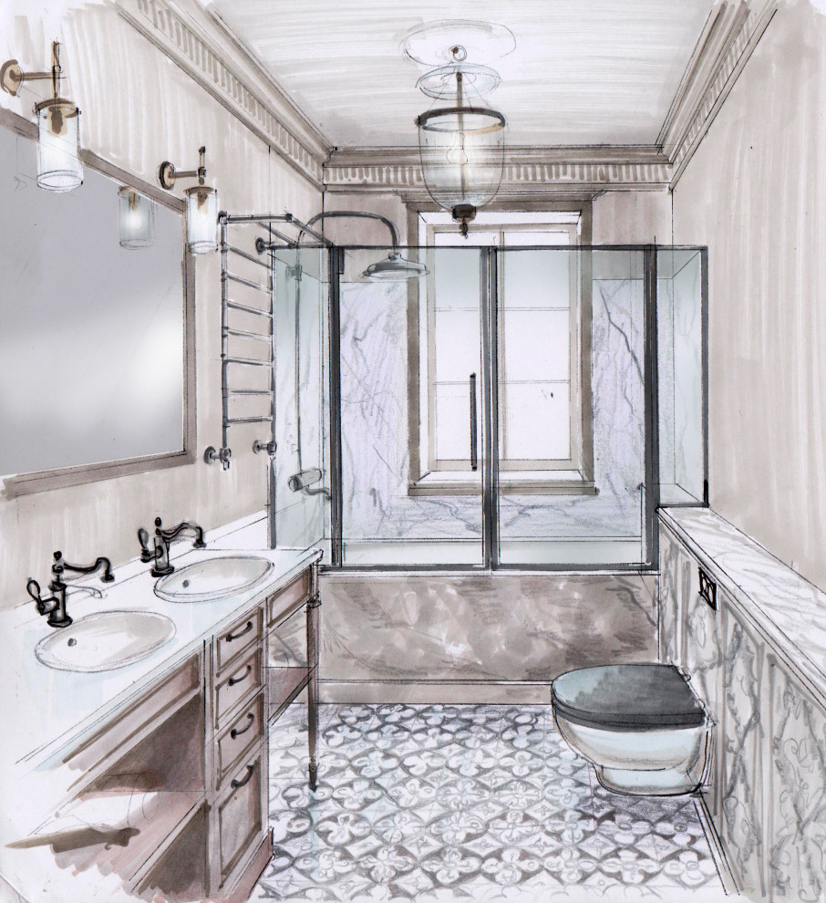 Ванная на втором этаже