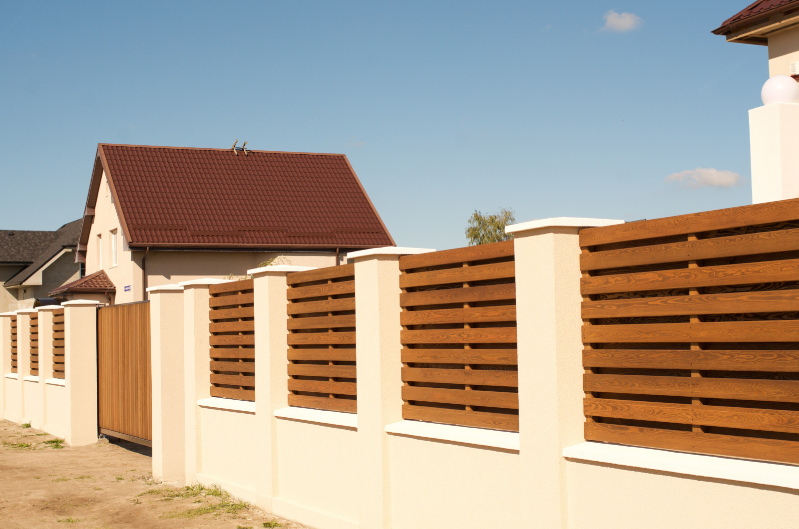 Забор из лиственницы