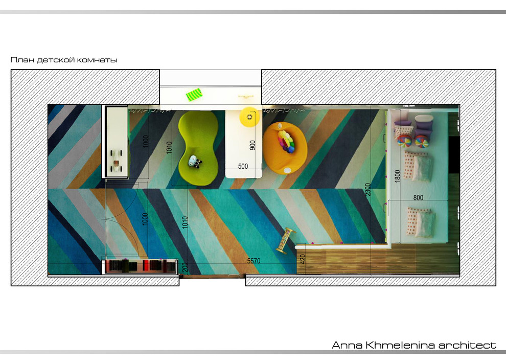 Детская комната для мальчика г.Протвино