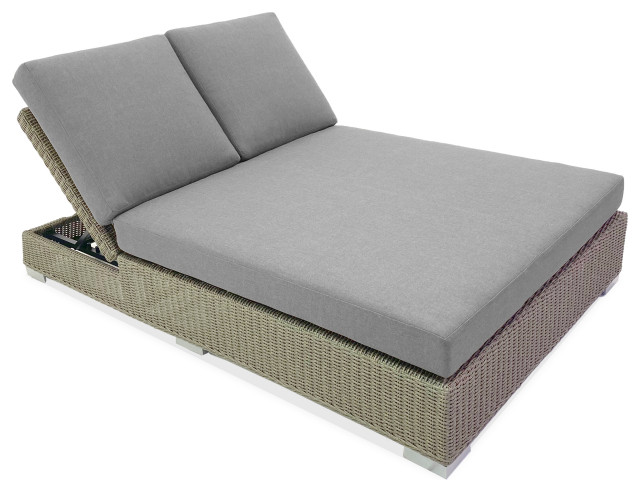 Palisades Double Chaise, Canvas Spa