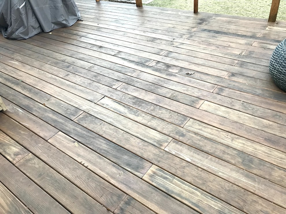 Clean wood deck without restaining?