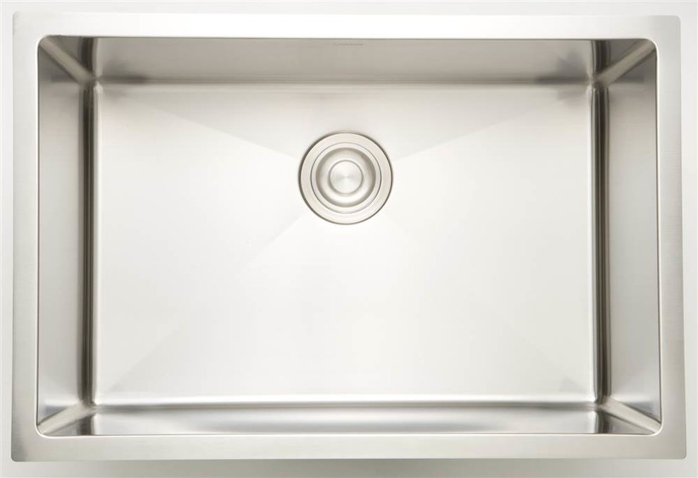 27 in. Laundry Sink for Wall Mount Faucet in Chrome