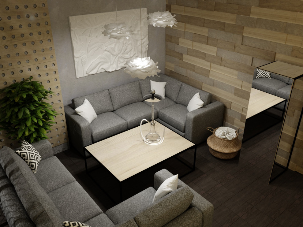 Дизайн интерьера Кальянной  Hype