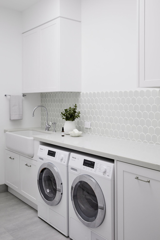 Photo of a transitional laundry room in Sydney.