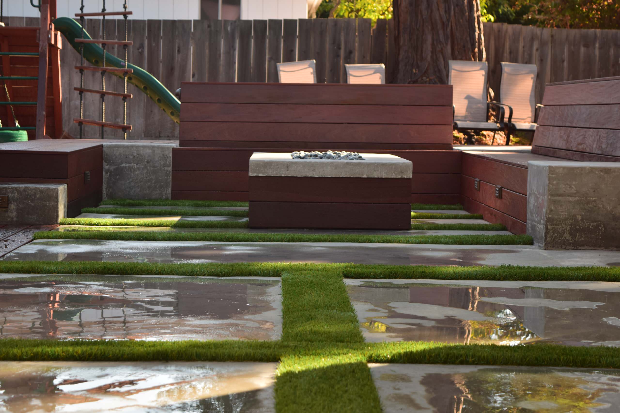 IPE Deck and Seating area