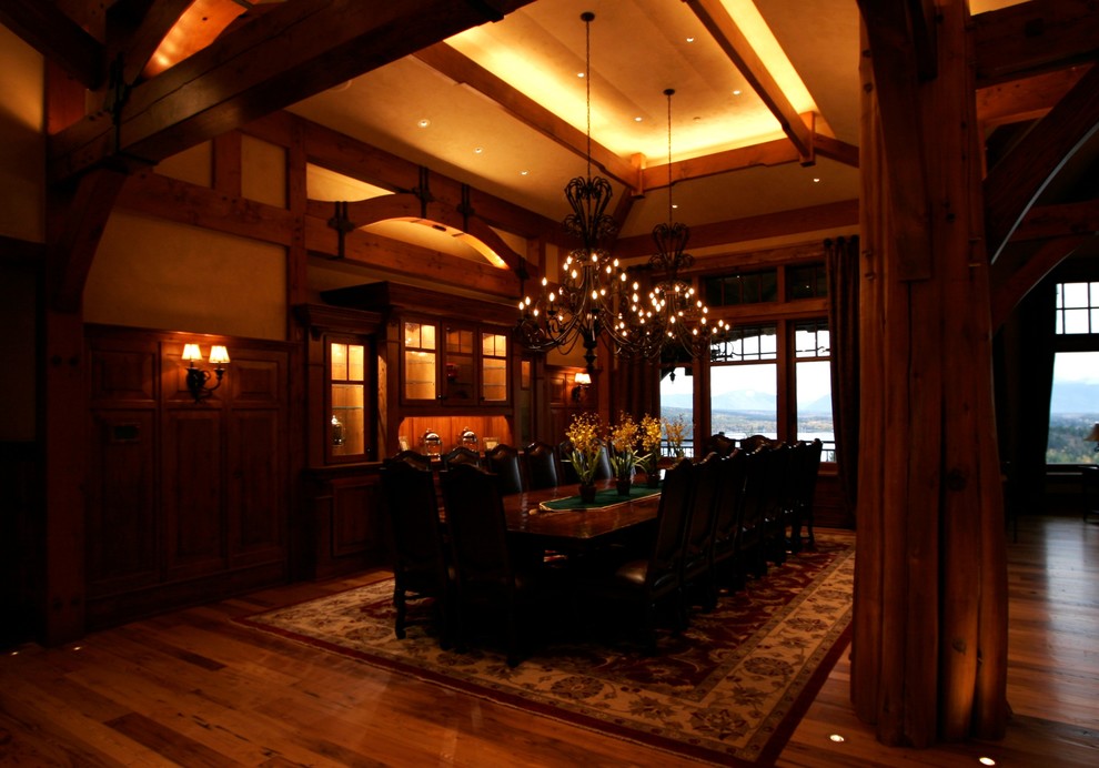 Example of a trendy home design design in Jackson