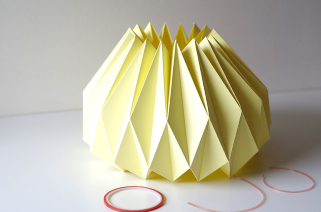 DIY : Fabriquer un abat-jour en origami