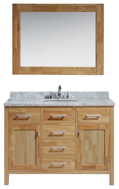 London 48" Single Sink Vanity Set - Transitional - Bathroom Vanities ...