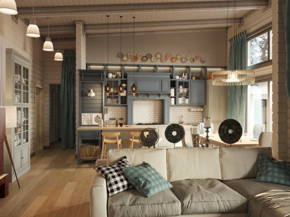 Интерьеры жилого дома в Новосибирске