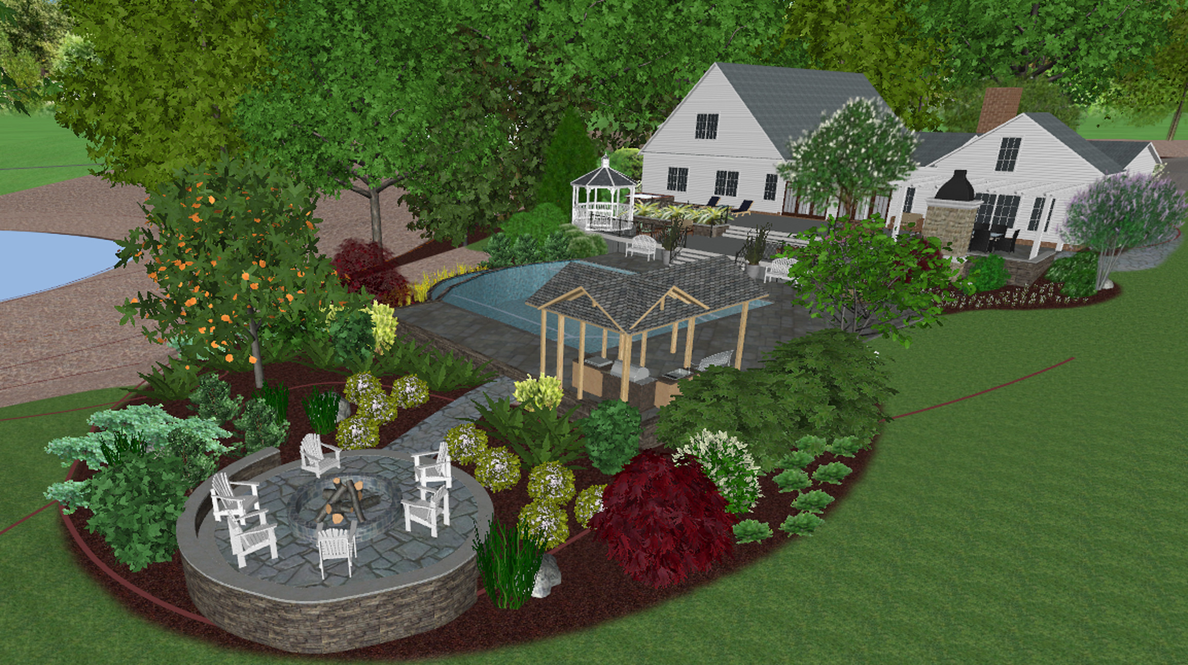 3D Site Plan Rendering