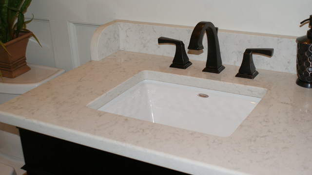 Quartz Countertops Traditional Bathroom Miami By Coastal