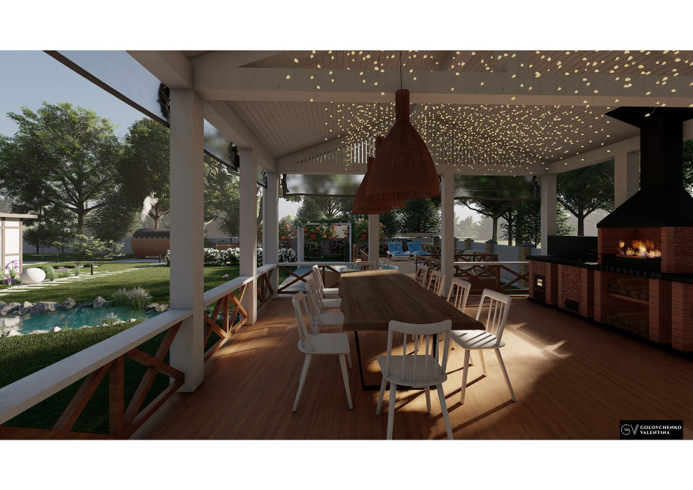 Концептуальный проект ландшафта частного дома