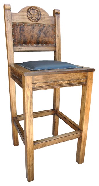 Texas Western Bar Stool Cowhide Counter Height Texas Western Bar Stool Cowhide Counter Height