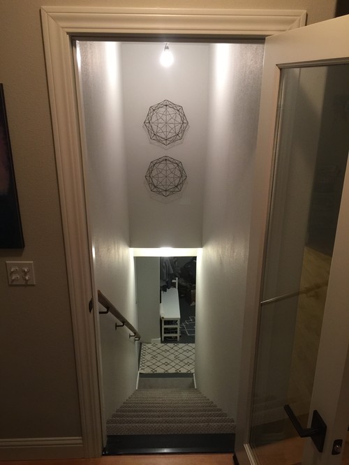 Light Fixture For Basement Stairs Fixtures Light Fixture Over Stairs
