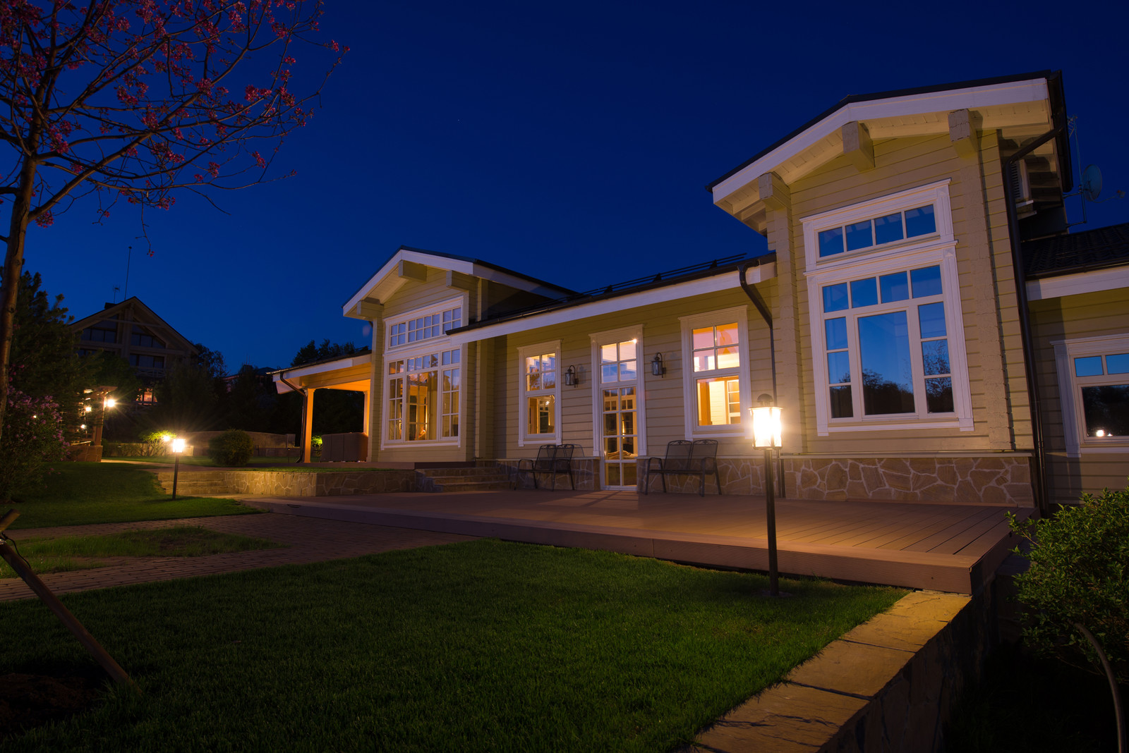 Террасы с видом на идеальный сад