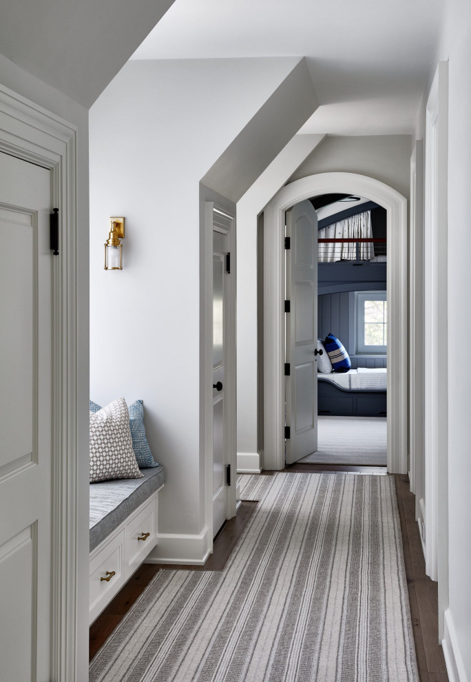 Example of a beach style hallway design in Providence