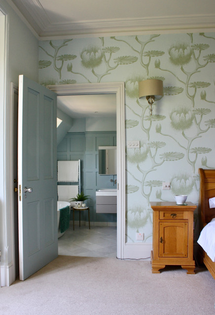 Muswell Hill elegant bedroom,  bathroom, dressing room refurbishment modern-bedroom
