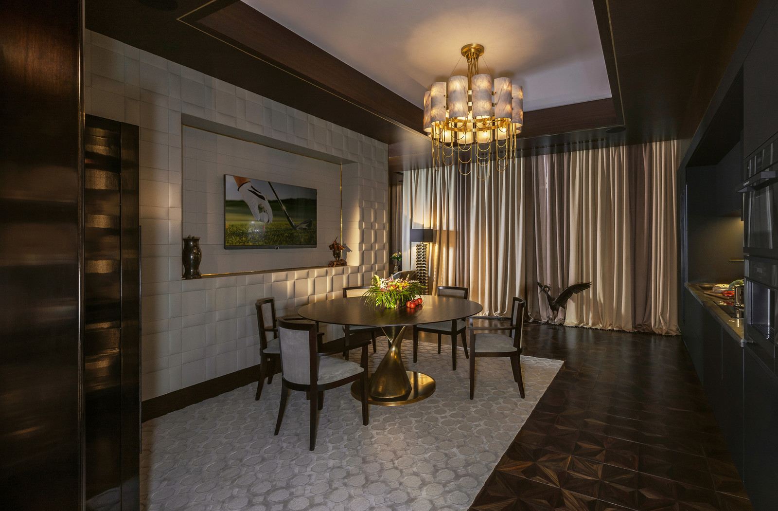 Квартира в темном стиле