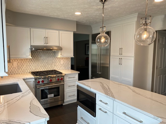 Transitional Updated White & Gray Kitchen