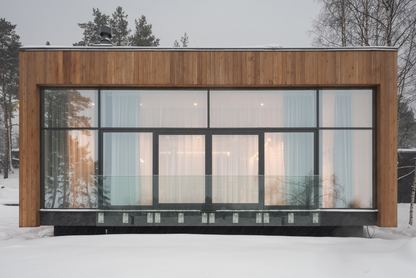 Дом на склоне