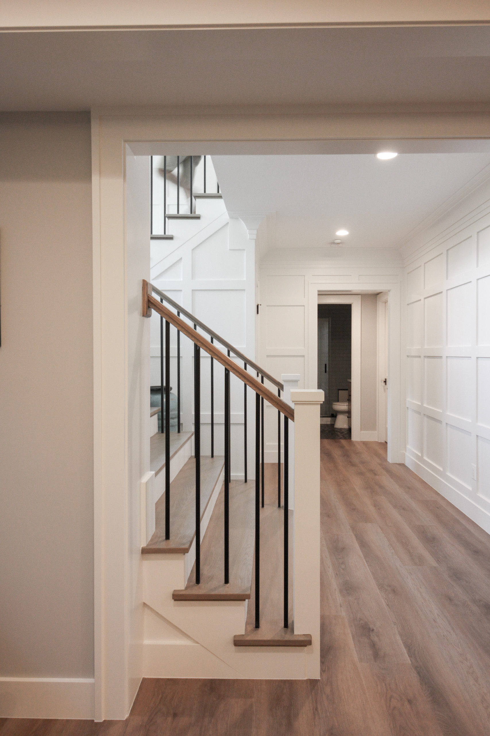 87_Welcoming and Functional Contemporary U-shaped Staircase, Arlington, VA 22207