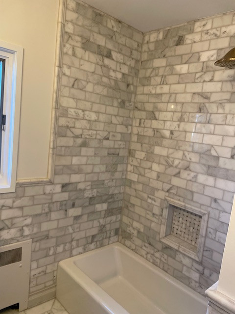 White Bathroom Design and Renovation