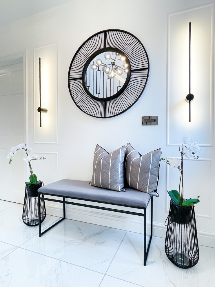 Black & White Luxury Hallway Entrance