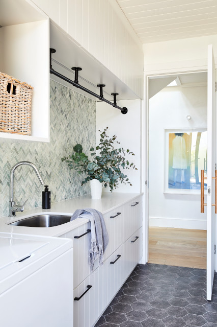 Clovelly Hamptons Kitchen landstil-koekken