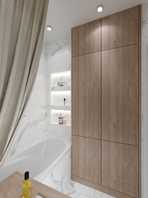 дизайн проект 2-ух комнатной квартиры