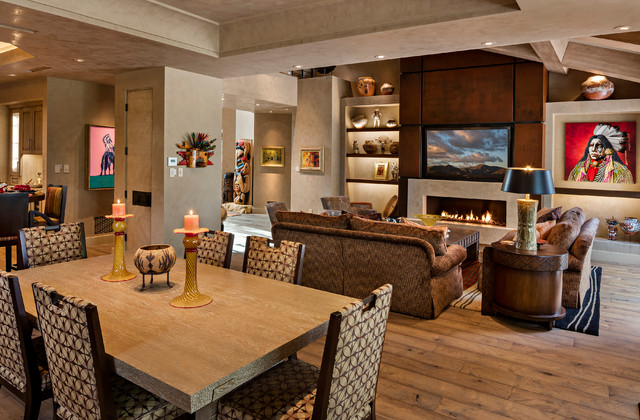 Gainey Ranch Enclave eclectic-dining-room