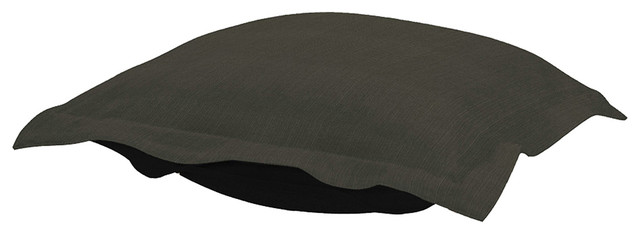 Sterling Puff Ottoman Cover, Charcoal
