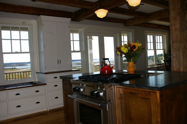 Timber Frame Kitchens rustic-kitchen