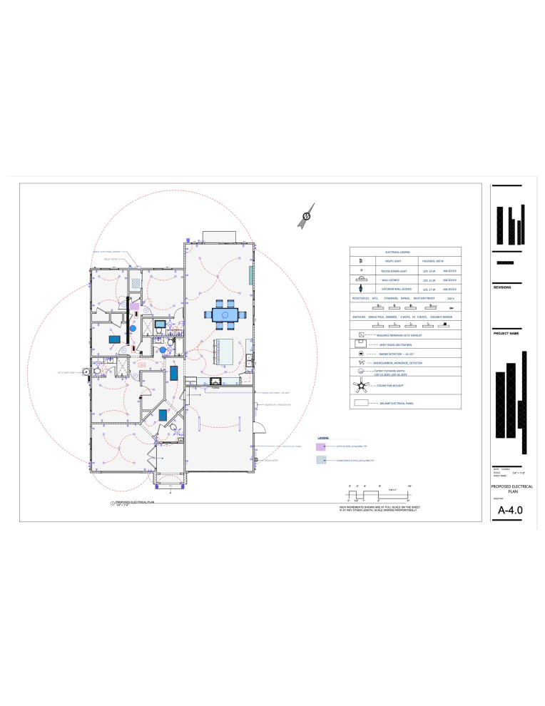 lighting and electrical plan review
