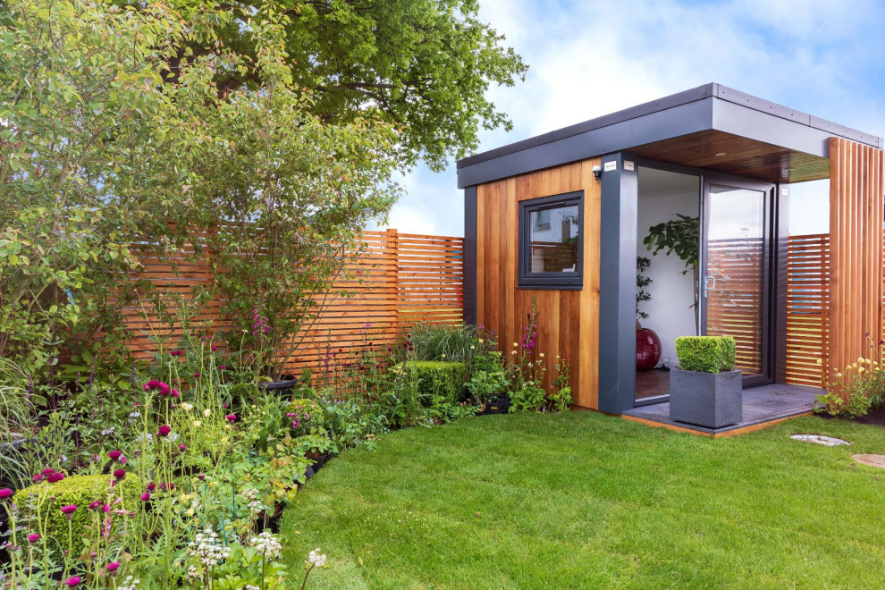 Design ideas for a contemporary shed and granny flat in London.