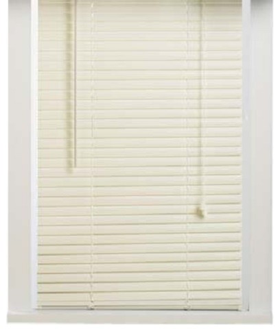 6 Pack of Alabaster Vinyl 1" Mini Blinds [23-36"]