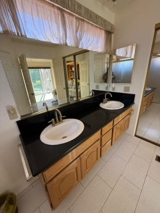 Black Quartz Bathroom