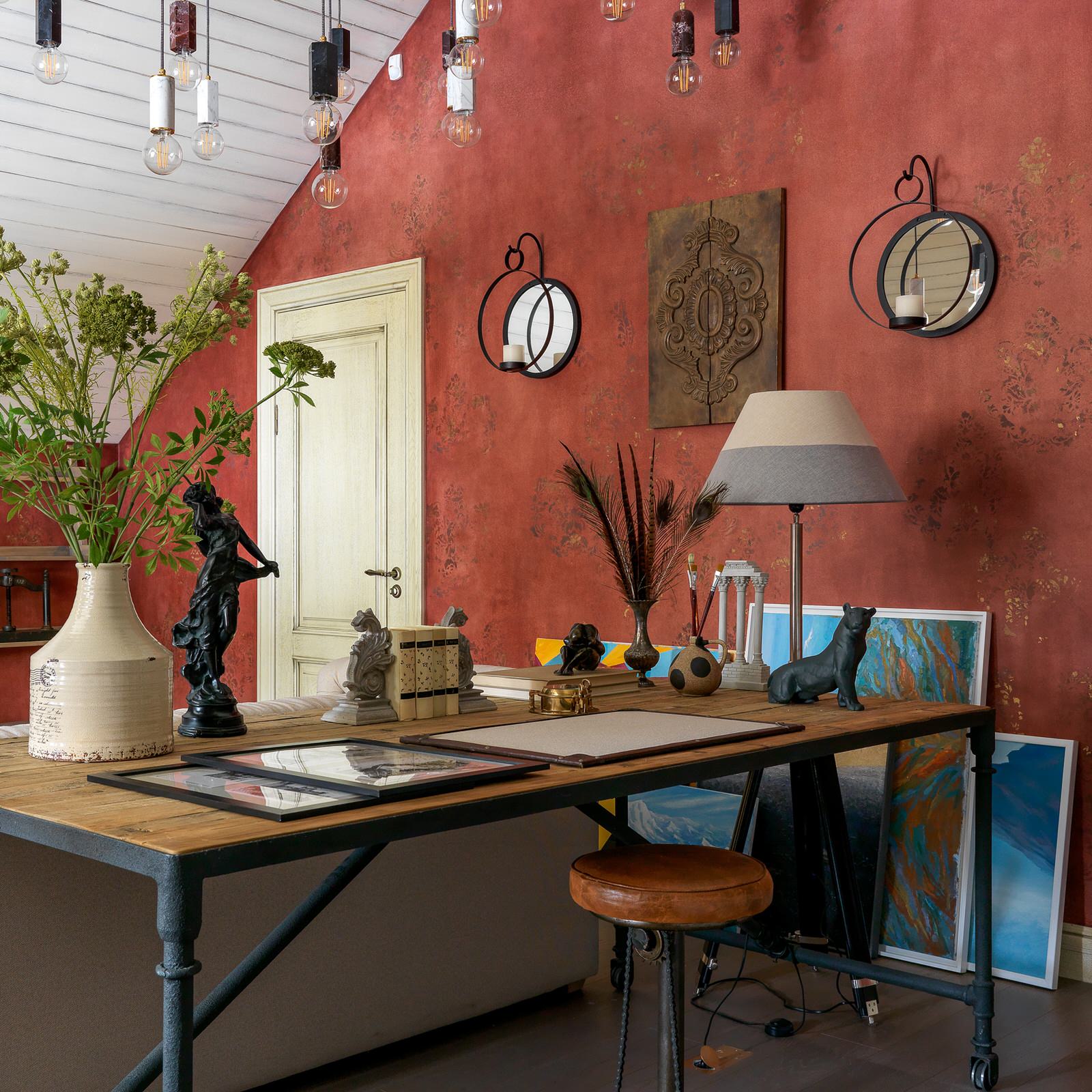 Дизайн мастерской в загородном доме