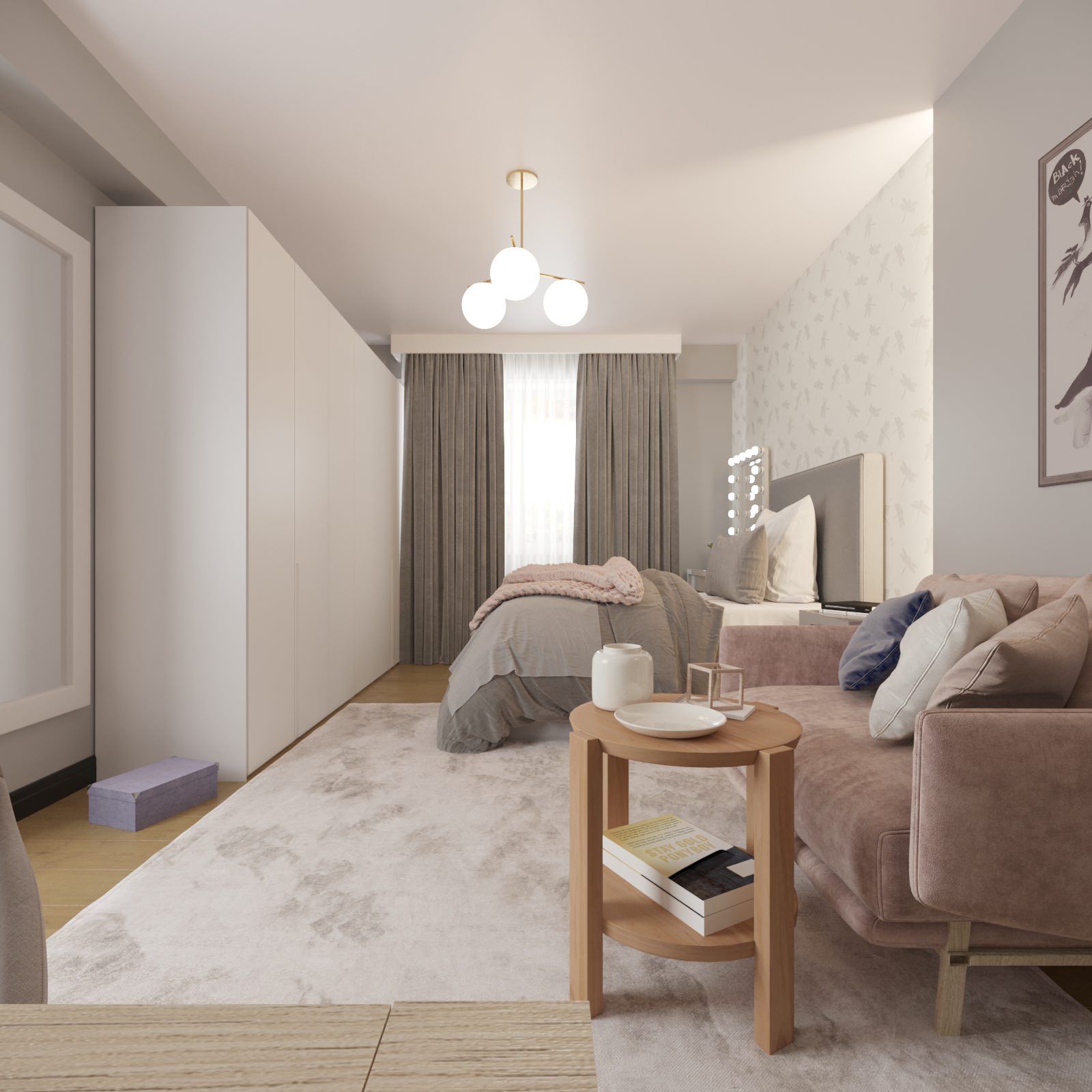 Квартира для 2х подростков