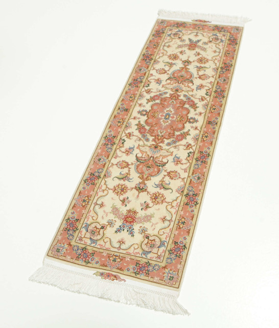 Persian Tabriz 50 Raj With Silk Rug Handmade