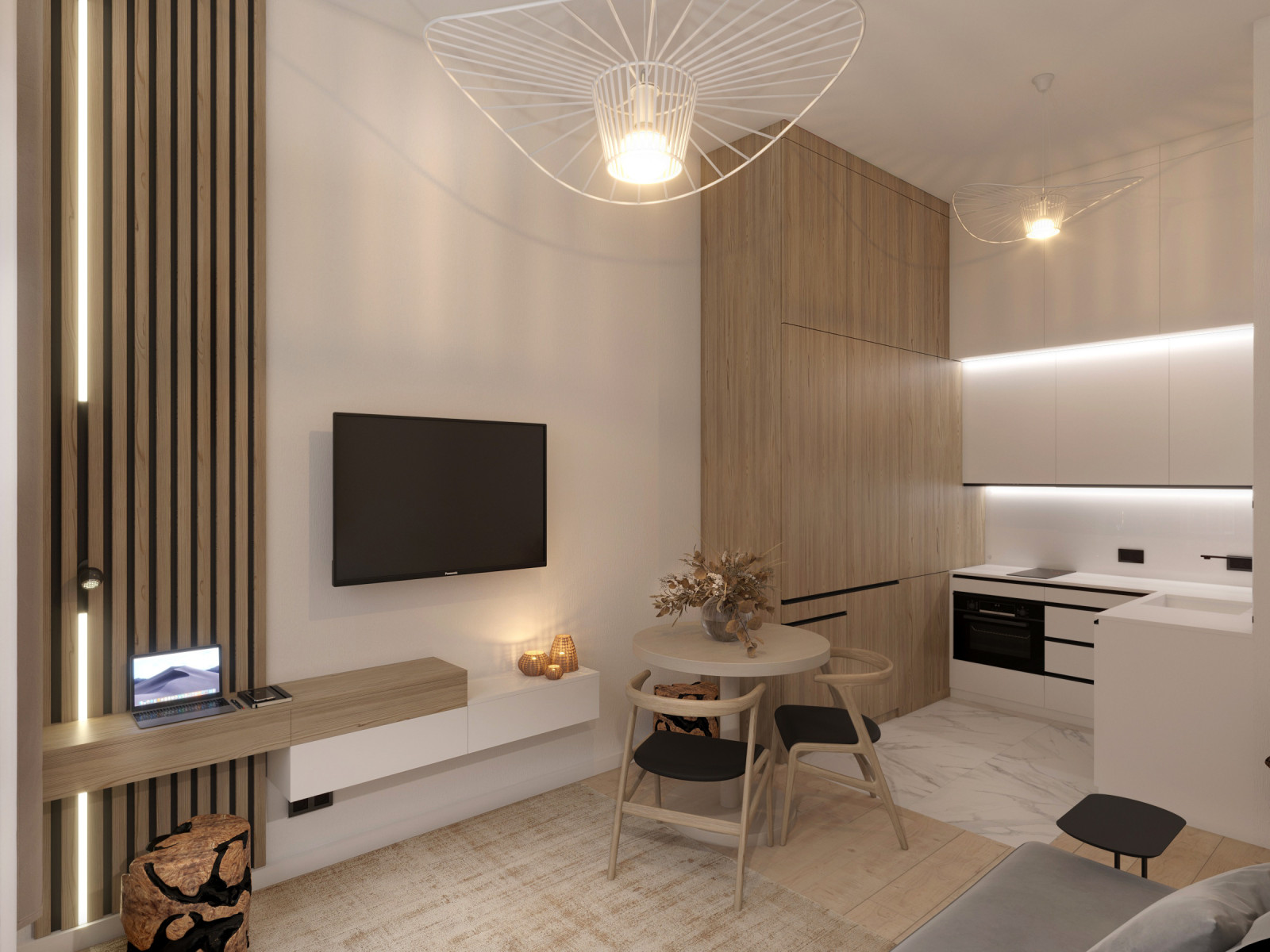 Минимализм на 35м2